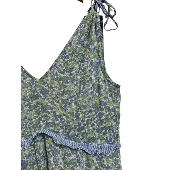 Rails Janelle blue green wildflower mix mini dress size Small - Picture 3 of 8